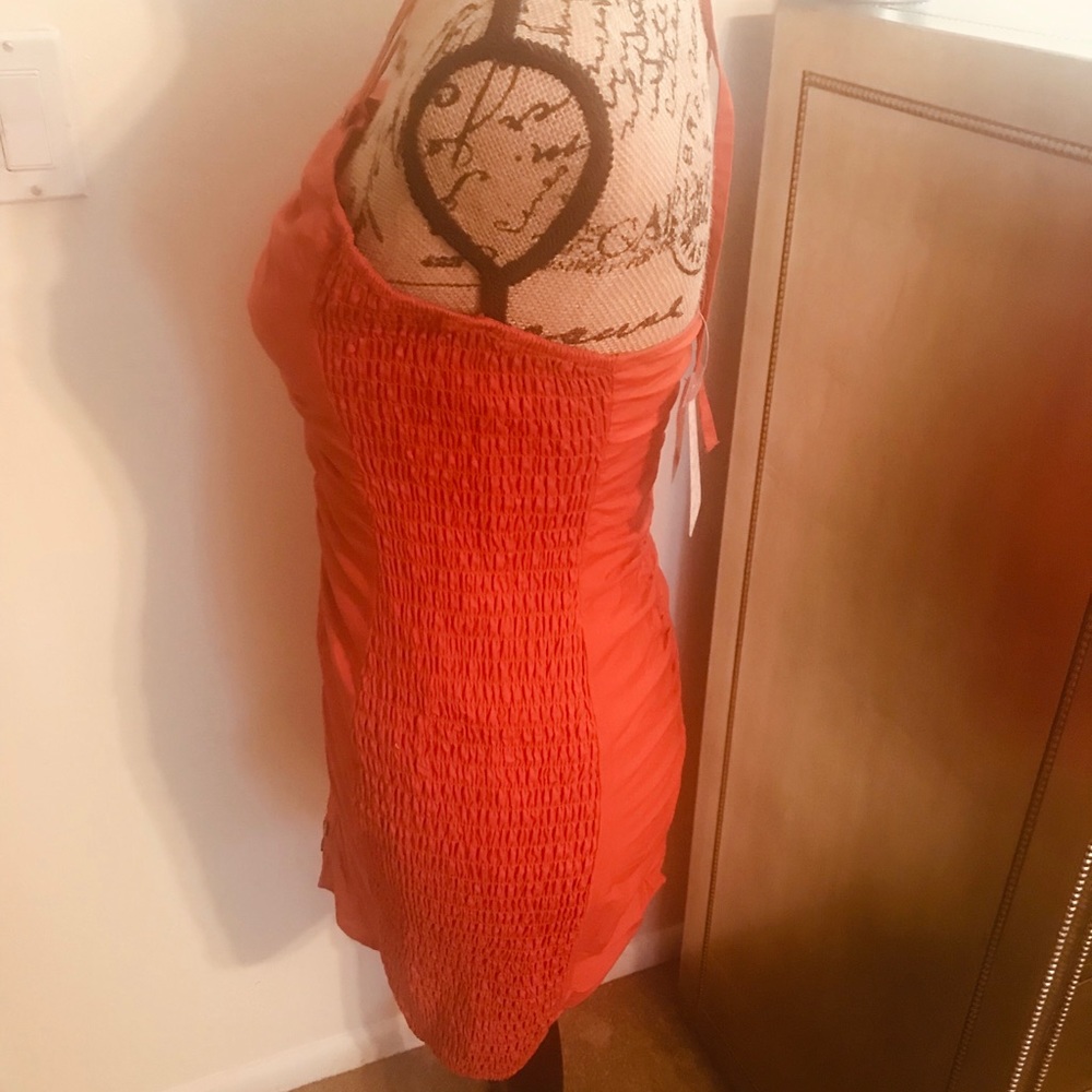 FREE PEOPLE RED RUST HALTER - Picture 2 of 5